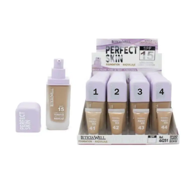 MAQUILLAJE LIQUIDO PERFECT SKIN LETICIA WELL