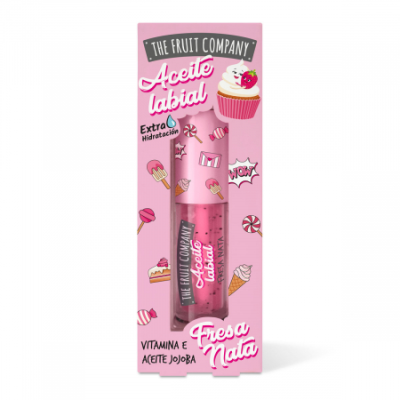 ACEITE LABIAL FRESA Y NATA THE FRUIT COMPANY