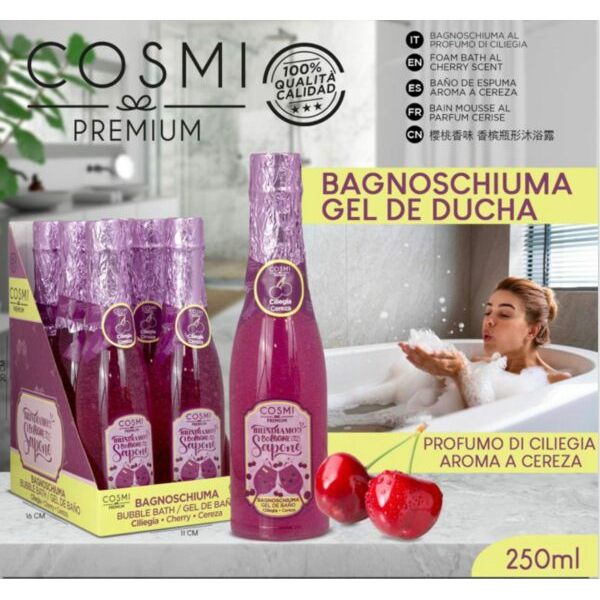 GEL DE DUCHA CEREZA BURBUJAS COSMI