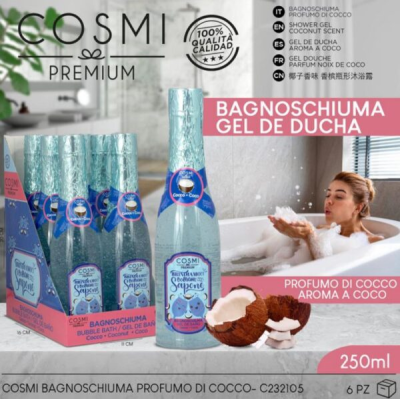 GEL DE DUCHA COCO BURBUJAS COSMI