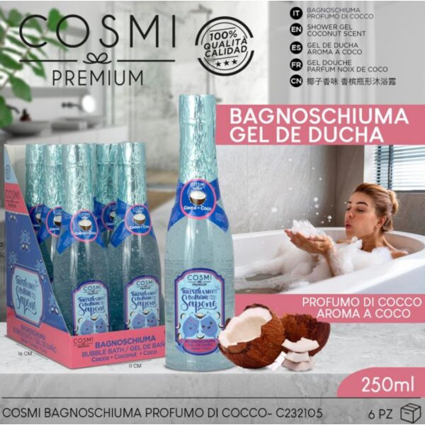 GEL DE DUCHA COCO BURBUJAS COSMI