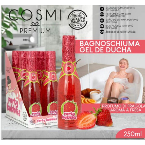 GEL DE DUCHA FRESA BURBUJAS COSMI