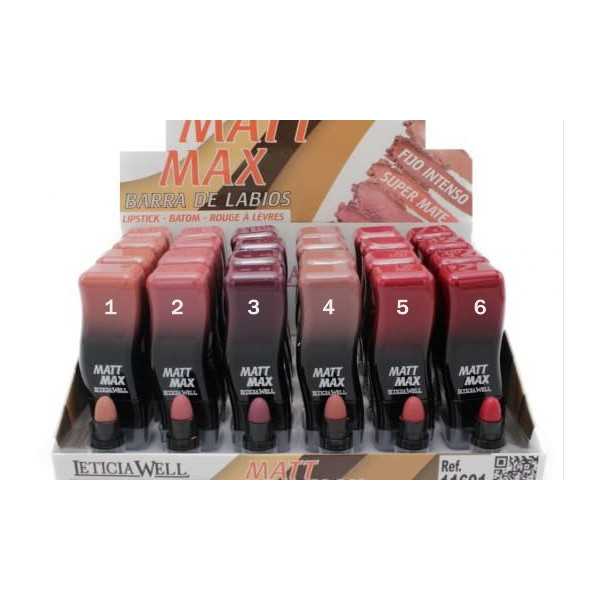 BARRA DE LABIOS MATT MAX LETICIA WELL